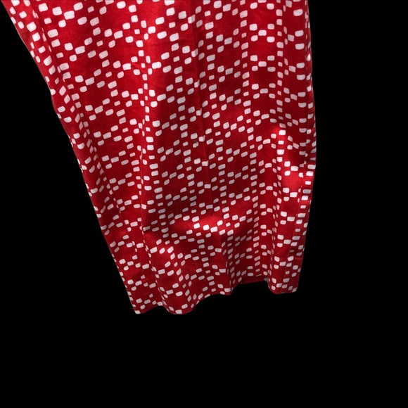 Valerie Steven’s Cropped, Peddle Pusher, Capri Pants SZ 16 Orange and White - Picture 5 of 8